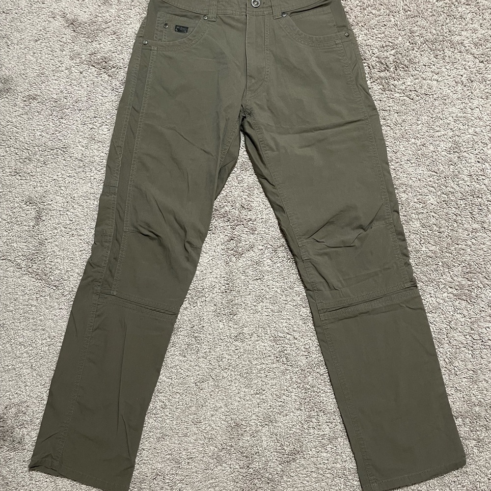 Men’s KÜHL Radikl pants olive green size 28X30 brand new with no tags